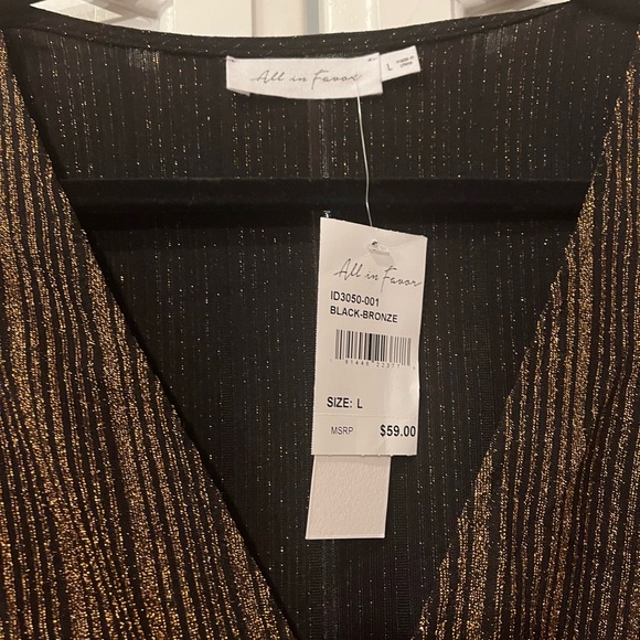 All In Favor Sparkle Rib Dress - Picture 2 of 3